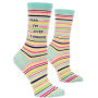 Women's Crew Sock Overthinking