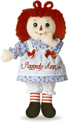 a raggedy ann doll