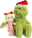 Alternative view 6 of 14.5 Grinch with Santa Hat & Cindy Plush