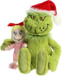 Alternative view 7 of 14.5 Grinch with Santa Hat & Cindy Plush