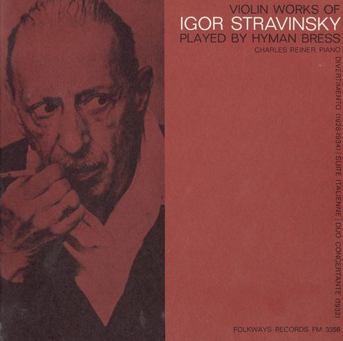 Violin Works of Igor Stravinsky