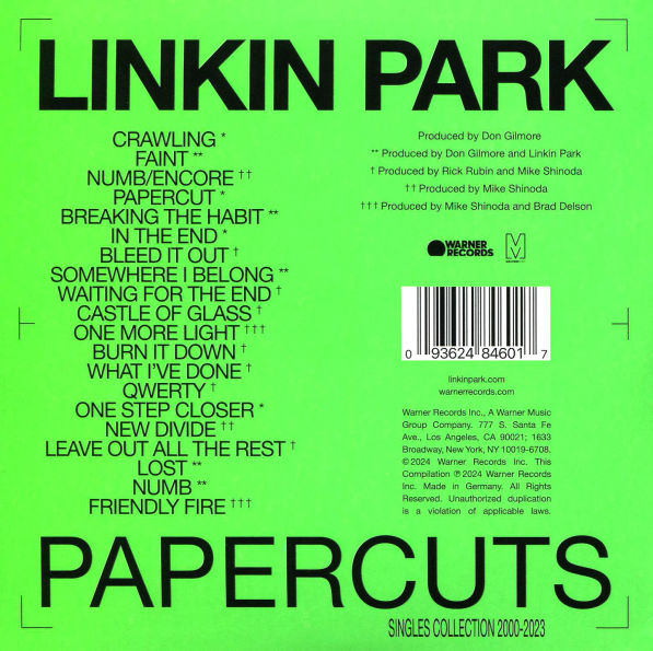Papercuts by Linkin Park | CD | Barnes & Noble®