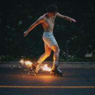 Title: Fireworks & Rollerblades, Artist: Benson Boone