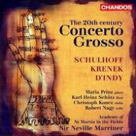 Title: 20th Century Concerto Grosso, Artist: Neville Marriner
