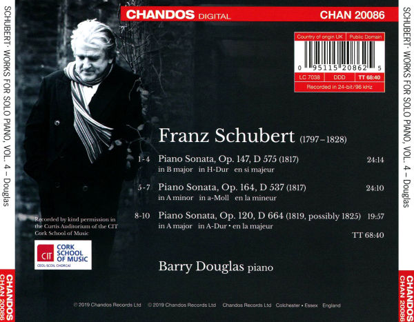 Schubert: Works for Solo Piano, Vol. 4