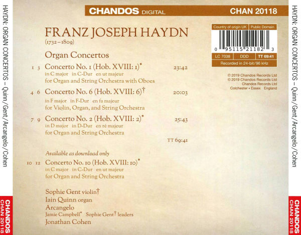 Haydn: Organ Concertos