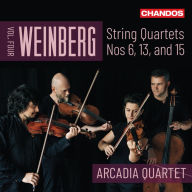 Title: Weinberg, Vol. 4: String Quartets Nos. 6, 13, and 15, Artist: Arcadia Quartet
