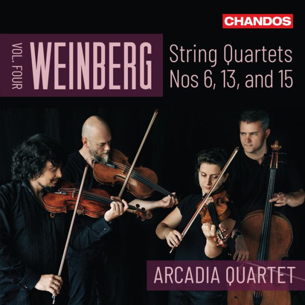 Weinberg, Vol. 4: String Quartets Nos. 6, 13, and 15