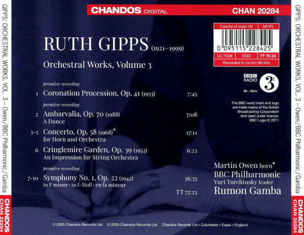 Ruth Gipps: Orchestral Works, Vol. 3