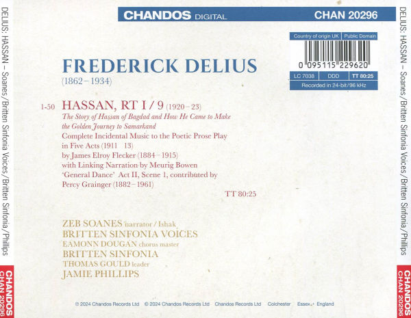 Delius: Hassan - Complete incidental music