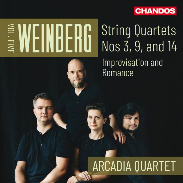 Weinberg, Vol. 5: String Quartets Nos 3, 9, and 14; Improvisation and Romance