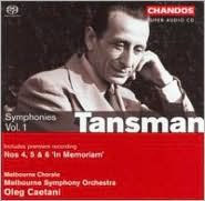 Title: Tansman: Symphonies, Vol. 1, Artist: Oleg Caetani