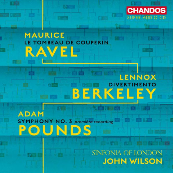 Maurice Ravel: Le Tombeau de Couperin; Lennox Berkeley: Divertimento; Adam Pounds: Symphony No. 3