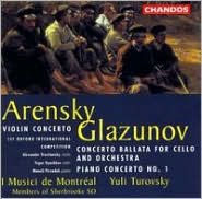 Arensky: Violin Concerto/Glazunov: Concerto Ballata/Piano Concerto