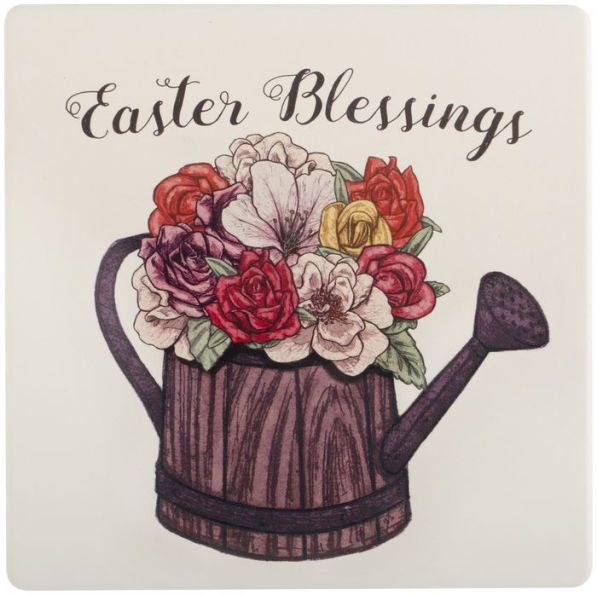 Trivet - Easter Blessings/Watering Can