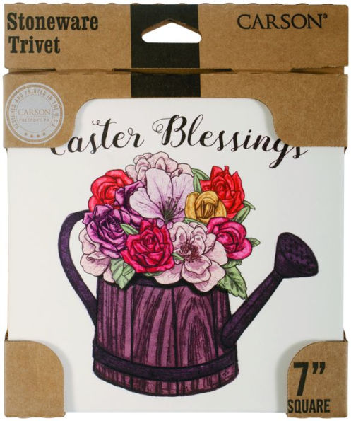 Trivet - Easter Blessings/Watering Can