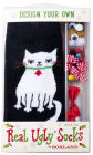 Alternative view 3 of Design Your Own Real Ugly Socks Kit - Cat