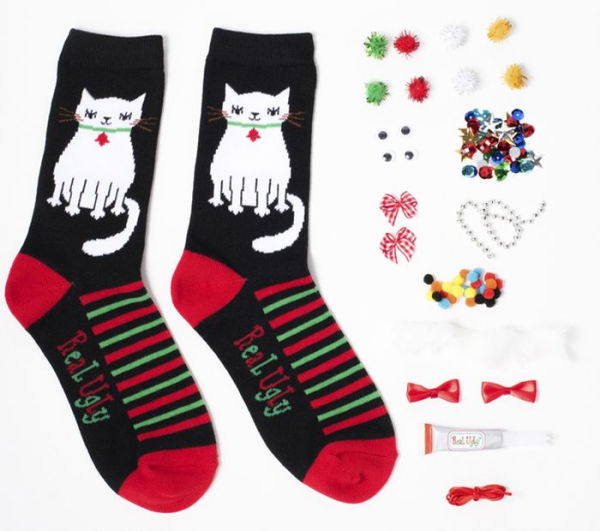 Design Your Own Real Ugly Socks Kit - Cat