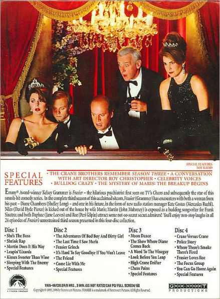 Frasier: The Complete Third Season [4 Discs]