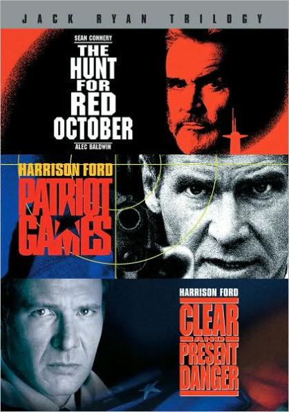 The Hunt for Red October/Patriot Games/Clear and Present Danger [3 Discs]