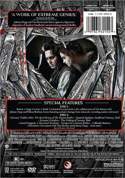 Sweeney Todd: The Demon Barber of Fleet Street [Collector's Edition] [2 Discs]