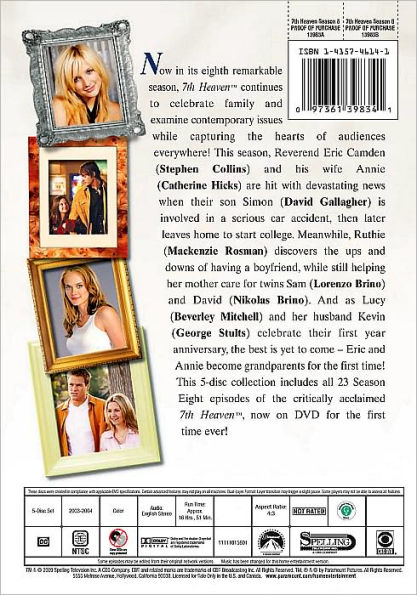 7th Heaven: The Eighth Season [5 Discs]