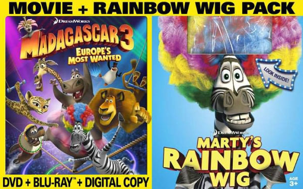 Madagascar 3: Europe's Most Wanted [2 Discs] [Blu-ray/DVD]