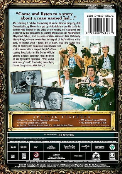 The Beverly Hillbillies: The Official Second Season [5 Discs]