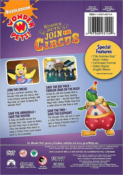 Wonder Pets!: Join the Circus