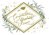 Graduation Greeting Card Floral Diamond Congrats Graduate