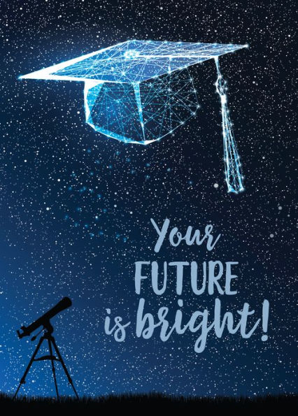 Graduation Greeting Card Starry Night Your Future Is Bright