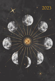 Title: 2022-2023 Super Pocket Planner Celestial Moon Phases