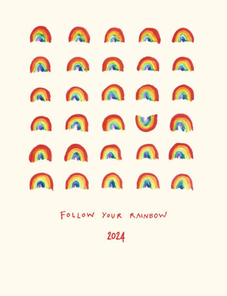 2023-2024 Monthly Planner - Follow Your Rainbow - Surrey Planner