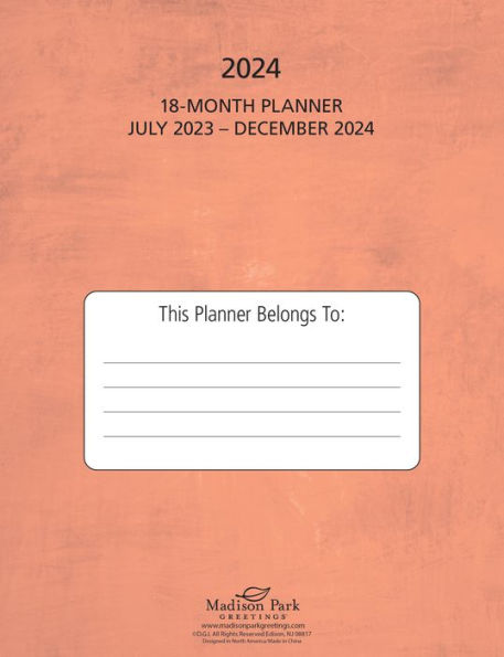 2023-2024 Monthly Planner - Follow Your Rainbow - Surrey Planner