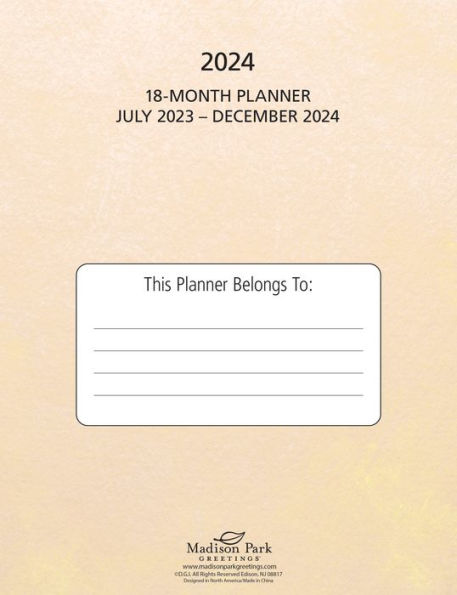 2023-2024 Monthly Planner Nothing Is Impossible Floral - Surrey Planner