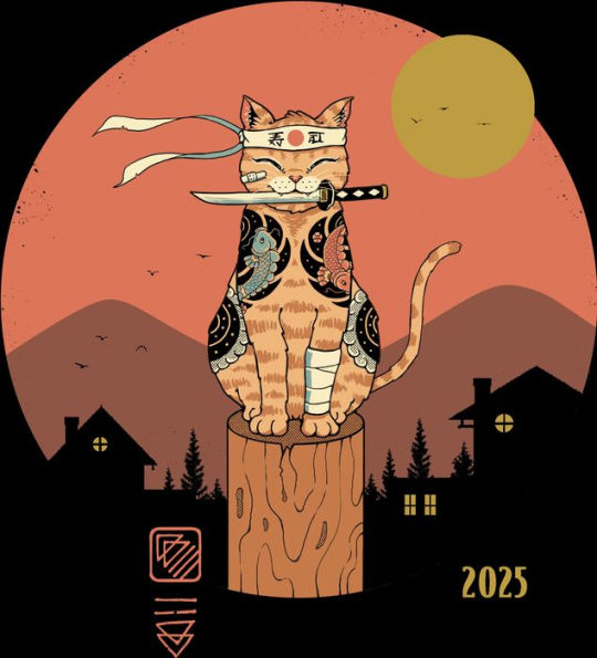 2024-2025 Monthly Planner - Vincent Trinidad Cat