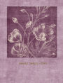 2024-2025 Monthly Planner - Purple Pressed Flowers