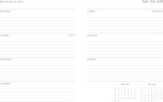 Alternative view 4 of 2024-2025 Weekly Planner - Leaves Simple