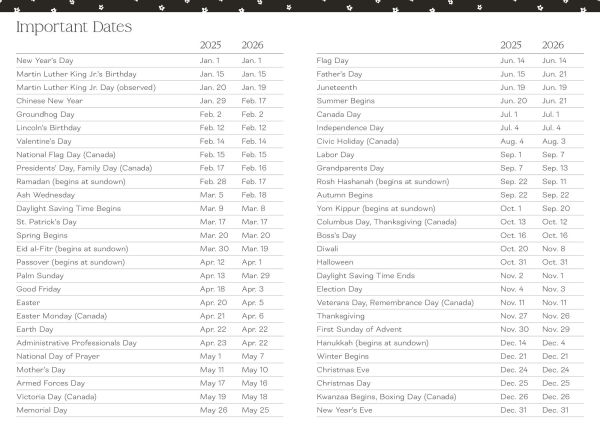 2025-2026 Super Pocket Planner Hello Cat