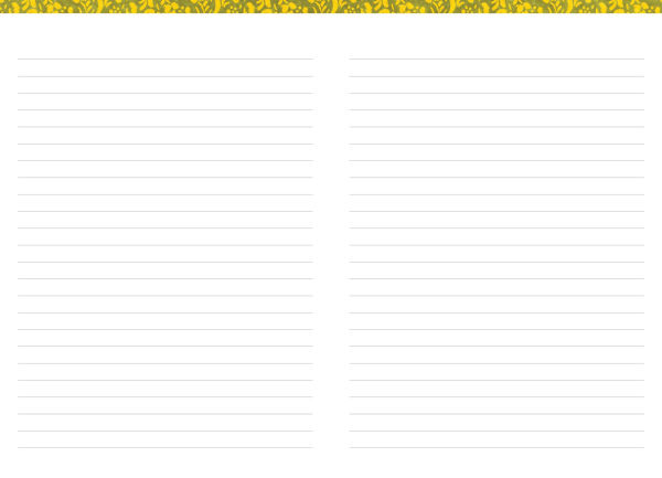 2025-2026 Super Pocket Planner Lemon Tree