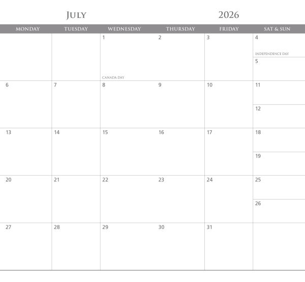 2025-2026 Mini Skinny Planner Moonlit Meadow