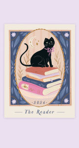 Title: 2025-2026 Mini Skinny Planner The Reader Cat