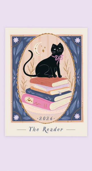 2025-2026 Mini Skinny Planner The Reader Cat