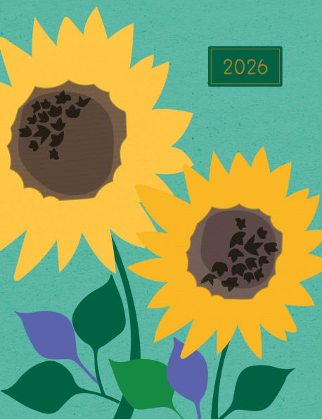 2025-2026 Surrey Planner Two Sunflowers