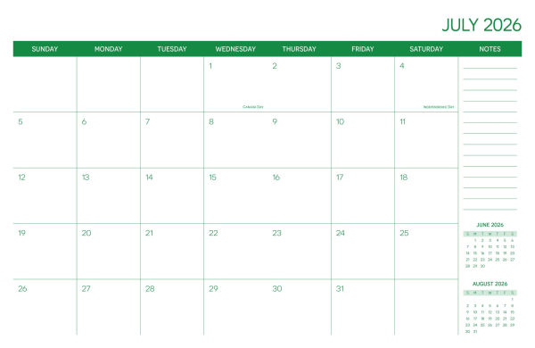 2025-2026 Surrey Planner Two Sunflowers