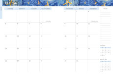 Alternative view 4 of 2025-2026 Chunky Planner Starry Night Sleep