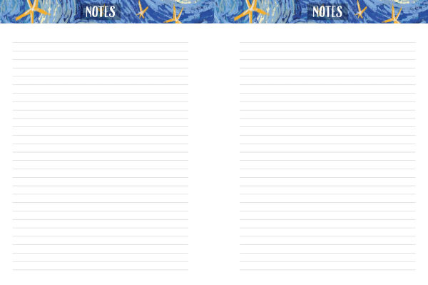 2025-2026 Chunky Planner Starry Night Sleep