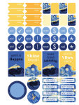 Alternative view 7 of 2025-2026 Chunky Planner Starry Night Sleep