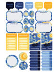 Alternative view 8 of 2025-2026 Chunky Planner Starry Night Sleep