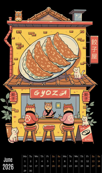 2026 VINCENT TRINIDAD STOREFRONTS OVERSIZED WALL CALENDAR - Exclusive